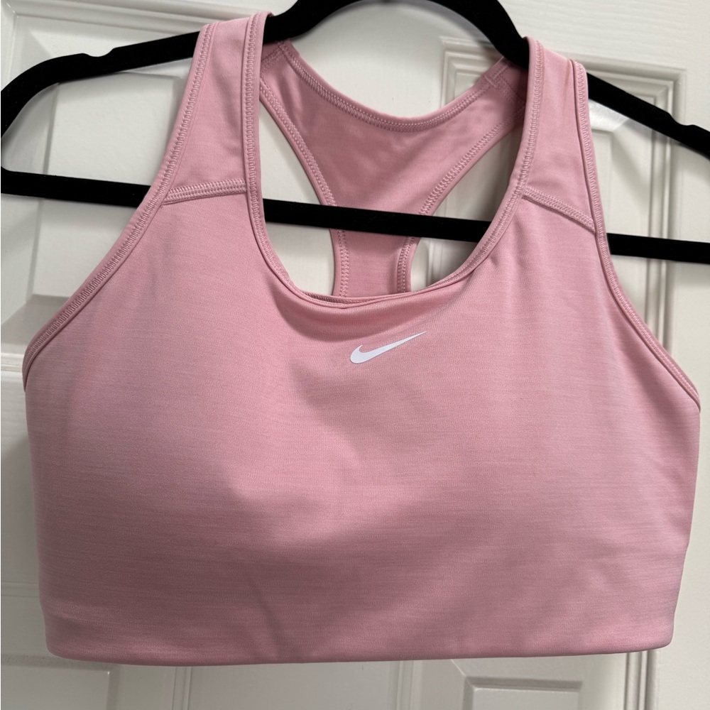 Nike Women's Pink Racerback Sports Bra